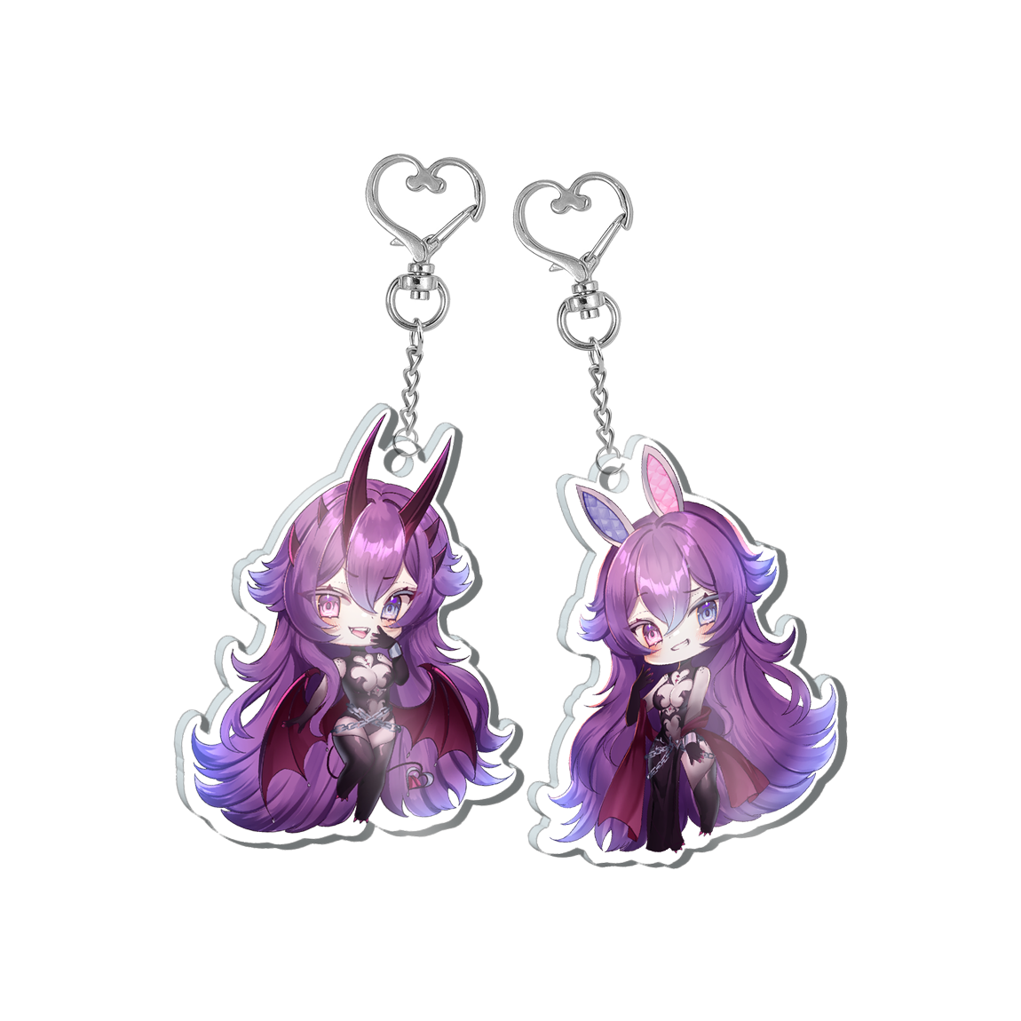 CottonTail | Succubus/Succubunny - Keychain