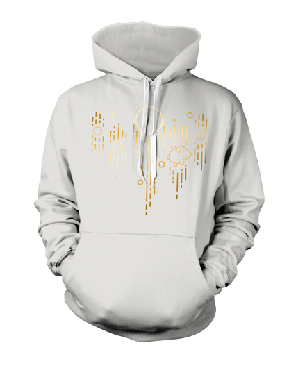 Geef | Space Chicken Hoodie - White